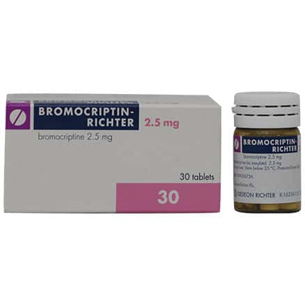 Bromocriptin 2.5mg comprimate N30
