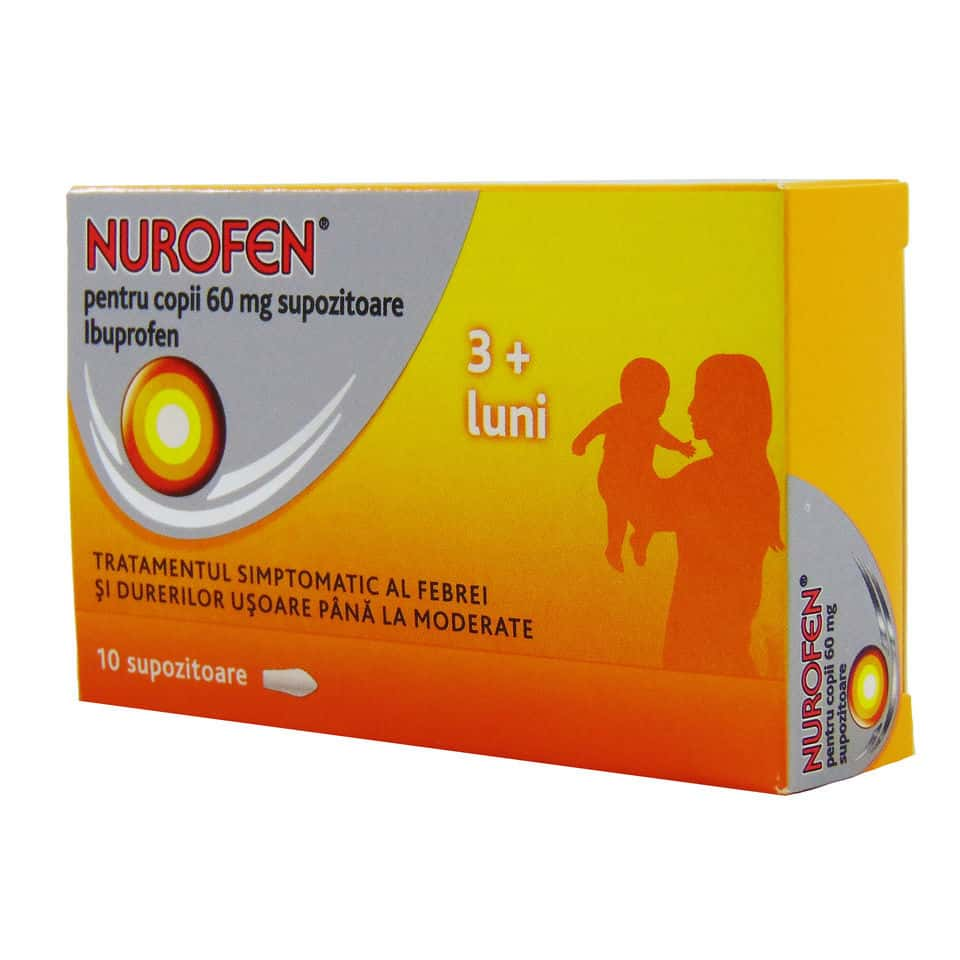 Nurofen pentru copii 60mg sup. N10