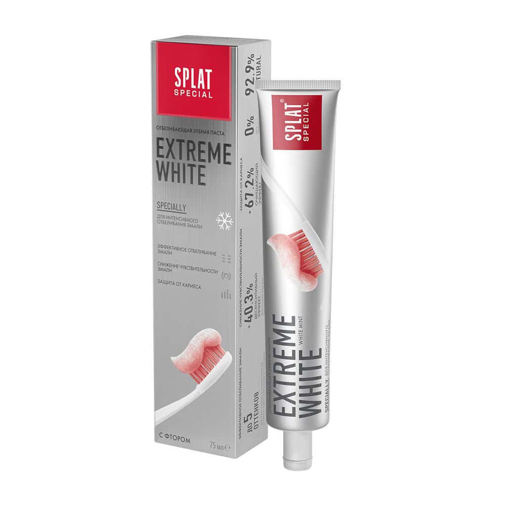 Splat Professional Pastă de dinți Extreme White cu fluor 75ml