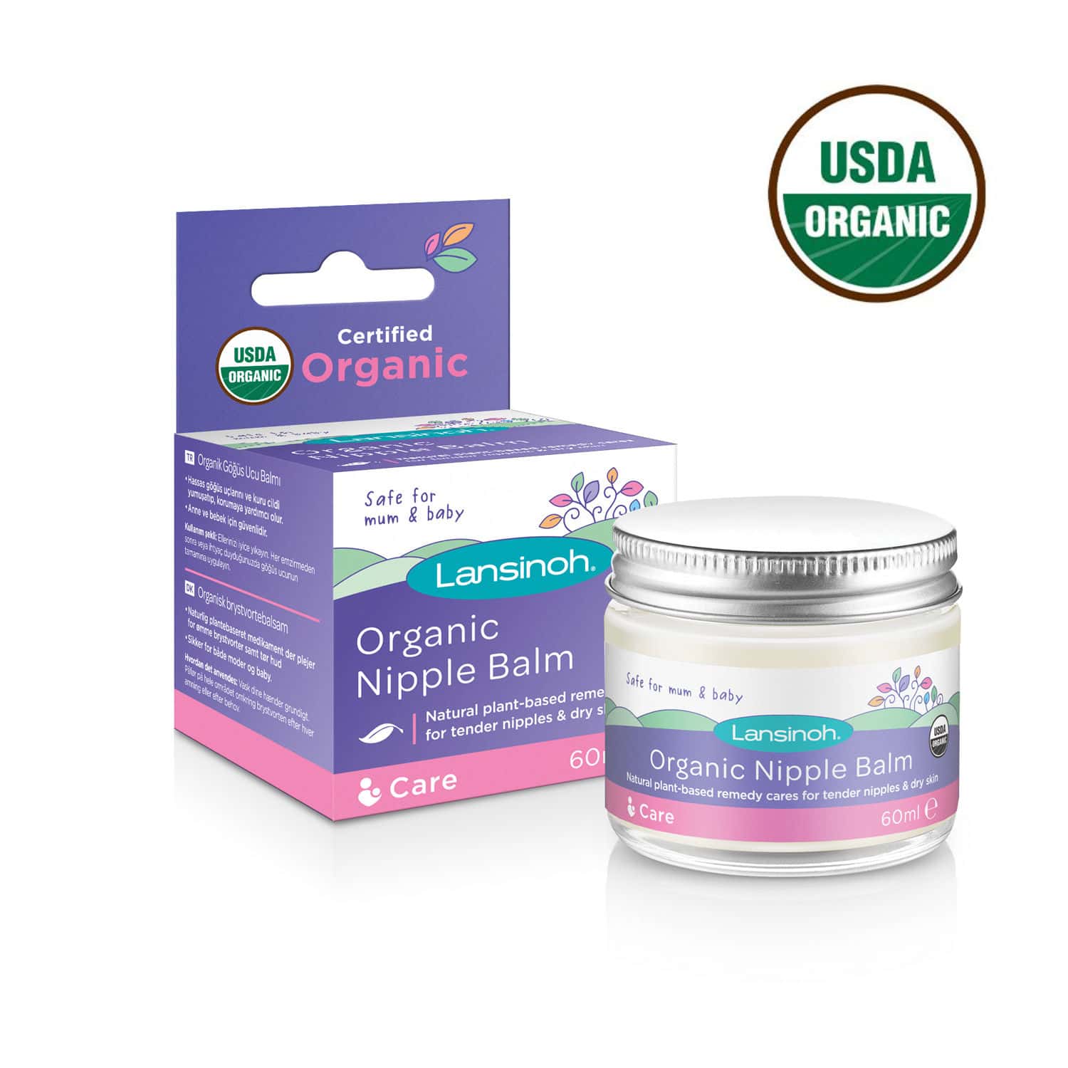 Lansinoh Balsam organic p/u mameloane, 60ml (23110)