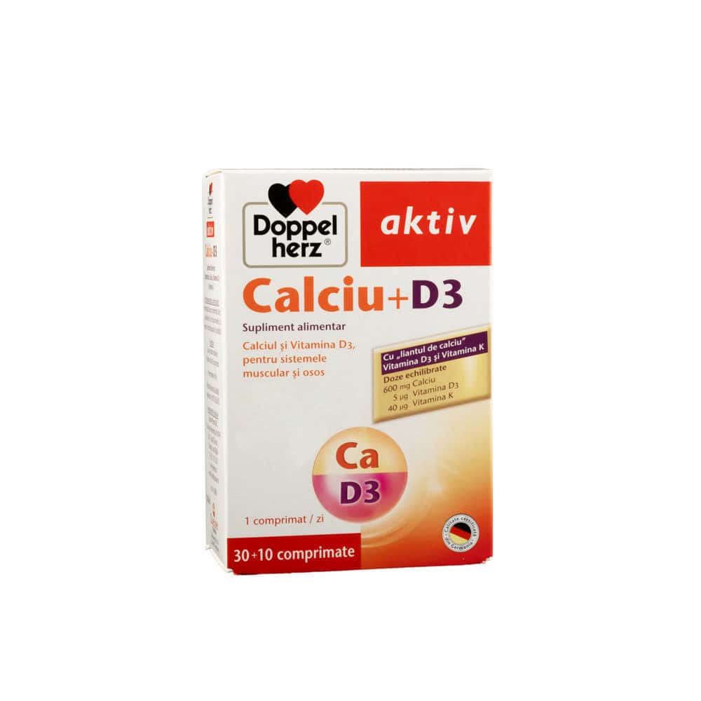 Doppelherz Aktiv Calciu+D3 comp. N30 + 10 Cadou