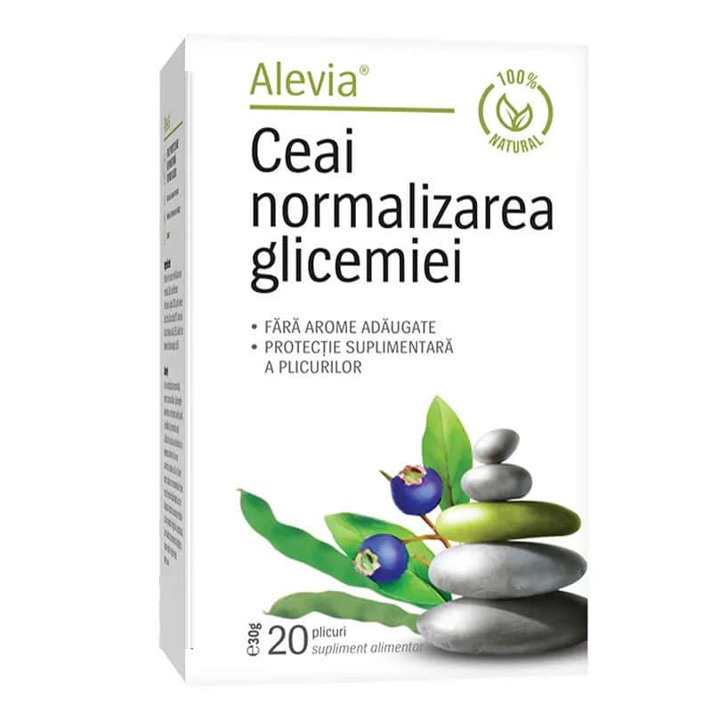 Ceai Alevia Normalizarea glicemiei 1g N20