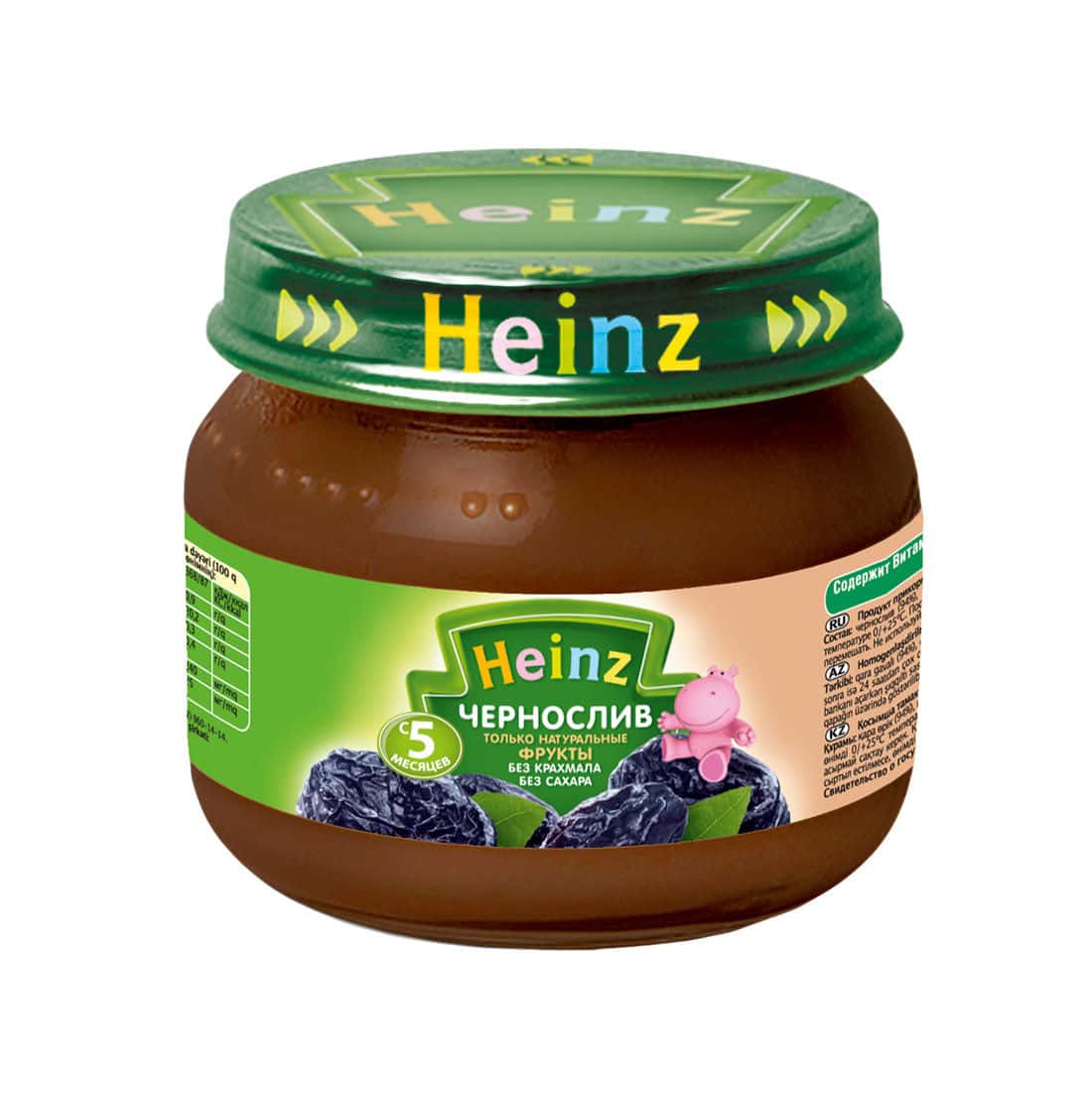 Heinz Pireu de prune uscate cu prebiotice 80g