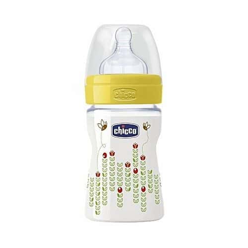 Chicco Biberon sticla Well Being tetina silicon, flux normal,  0+, 150ml (287113)