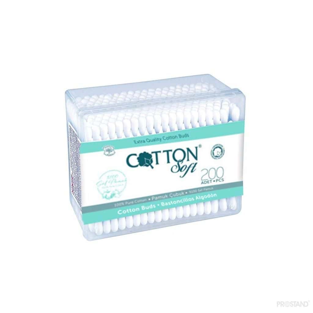 Cotton Soft Betisoare igienice 200buc Dreptunghi