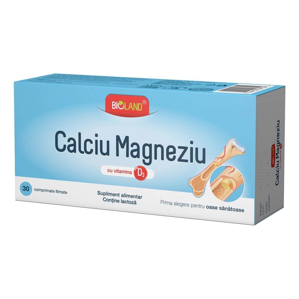 Calciu+Mg+VitD3 comprimate N30