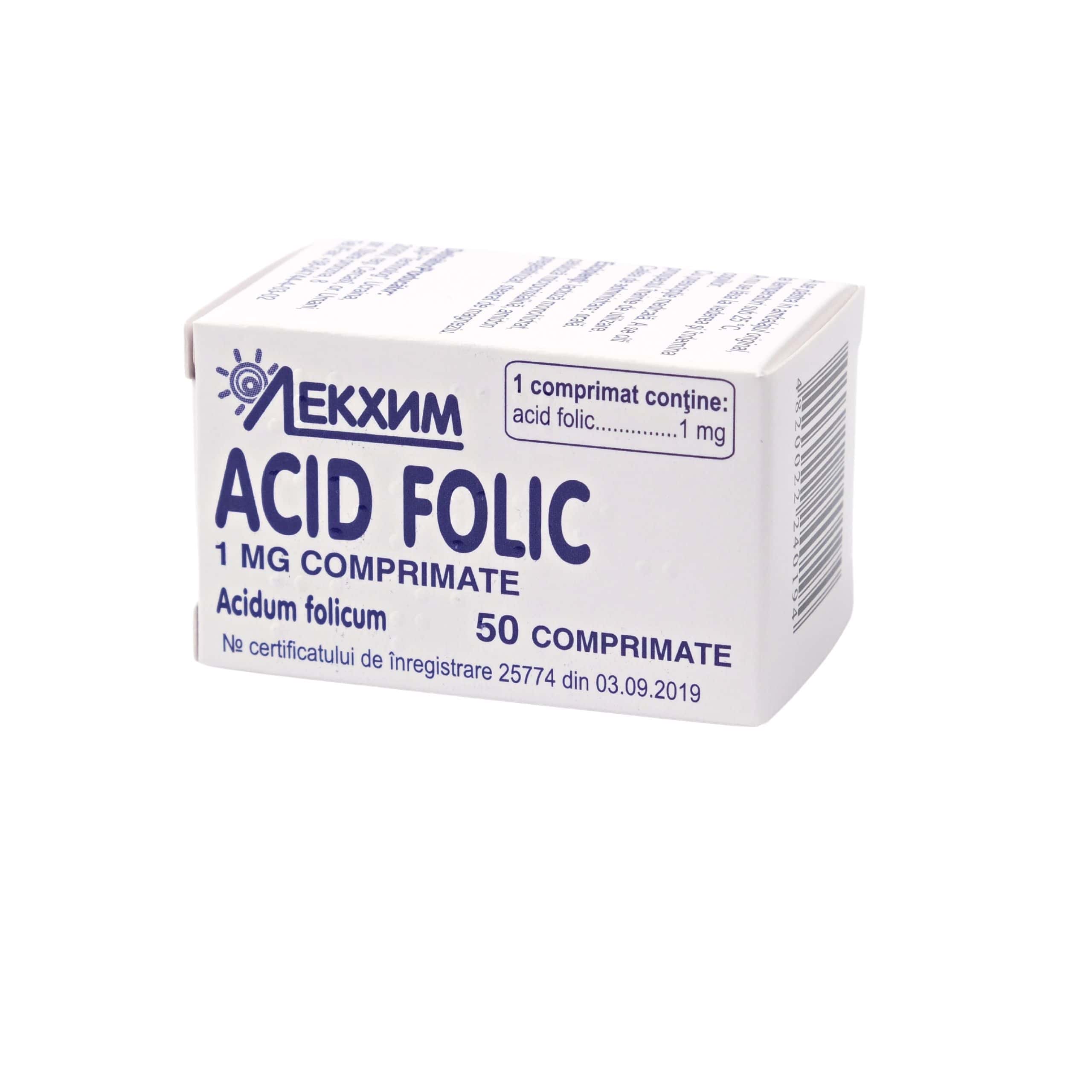 Acid folic 1mg comprimate N50