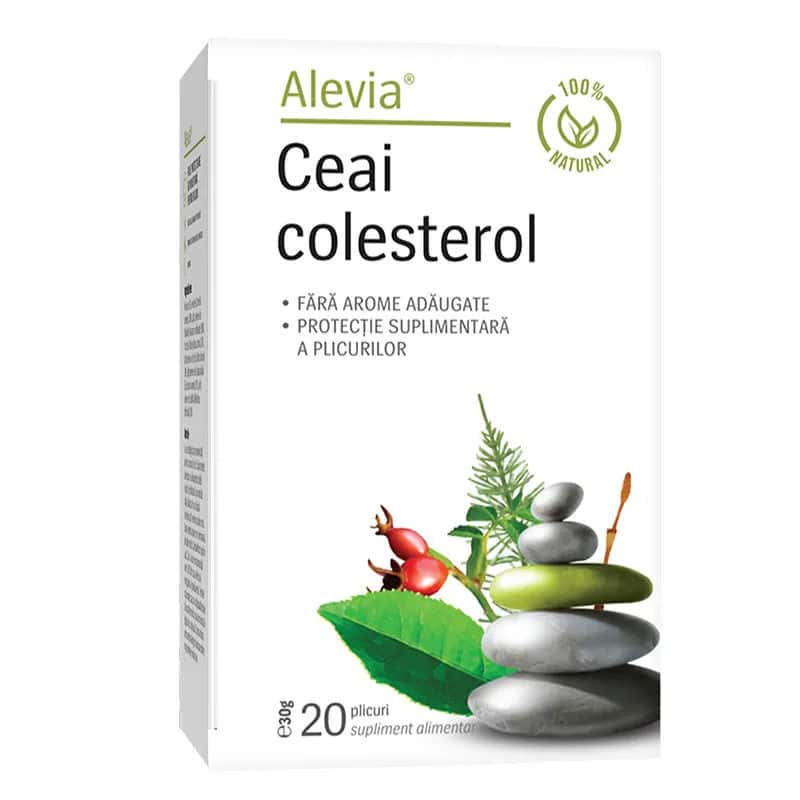 Ceai Alevia medicinal colesterol 1g ? 20 prod.veget.