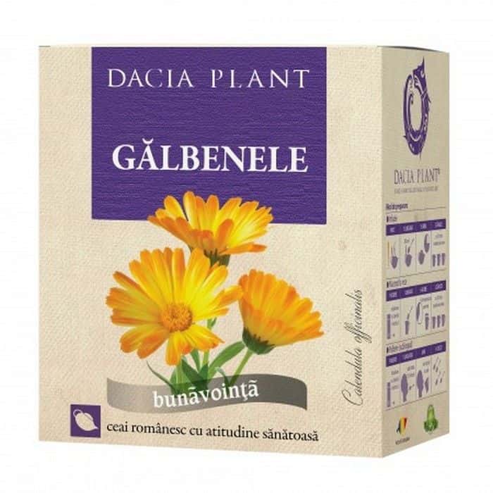 Ceai Dacia Plant Galbenele flori 50g