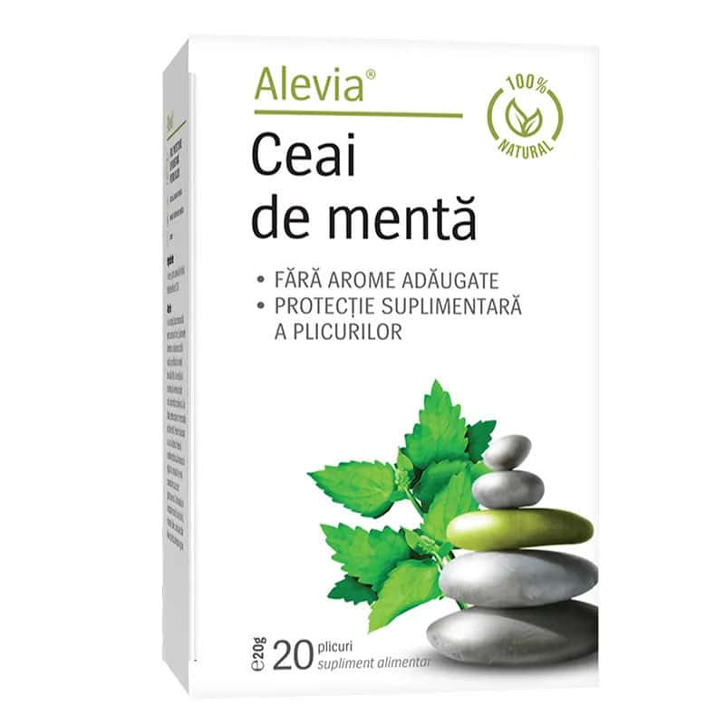Ceai Alevia Menta prod.veget. 1.4g N20