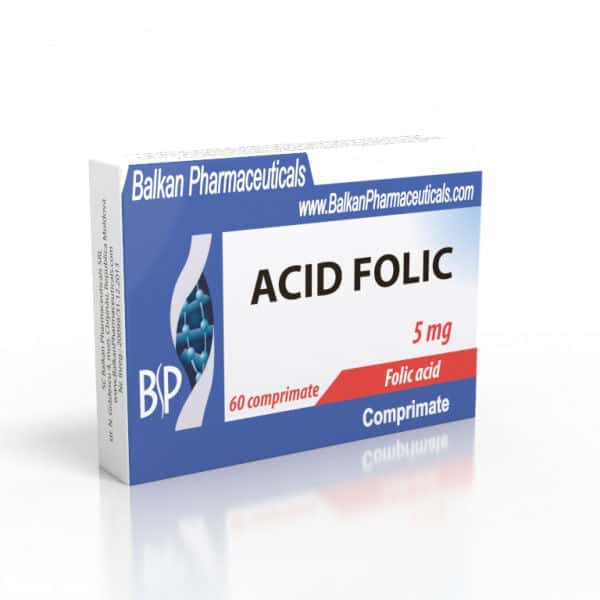 Acid folic 5mg comprimate N20x3 (BalkanPharm)
