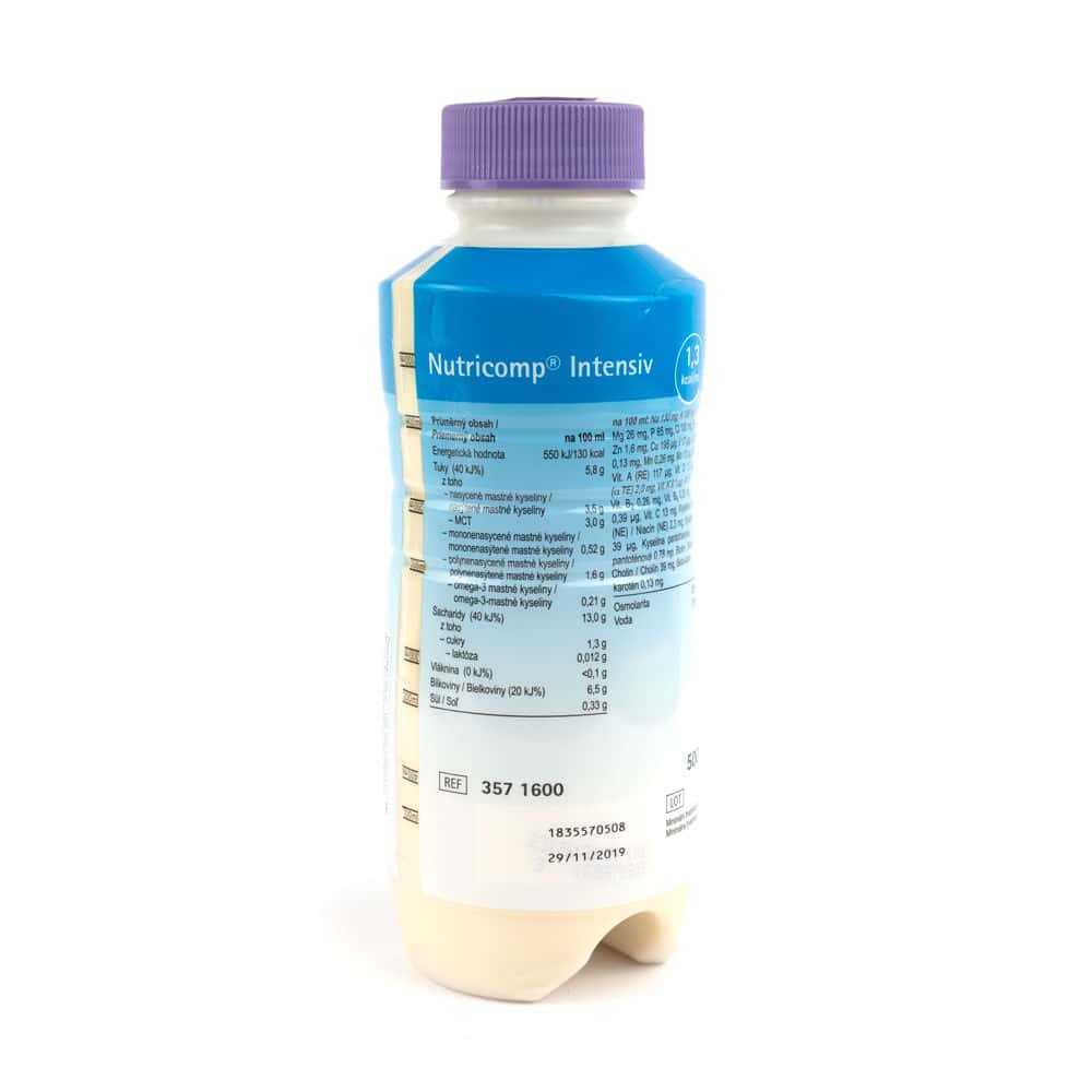 Nutricomp Intensive Neutral PB 1.3kcal/ml 500ml Braun