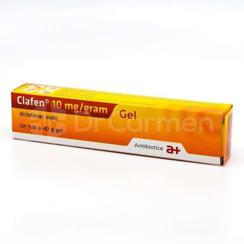 Clafen10 mg/g gel 100g (Antibiotice)