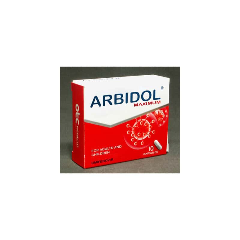 Arbidol Maximum 200 mg caps. N10